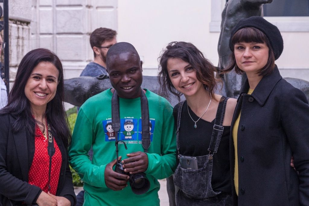 Biennale Venezia, Rothko in Lampedusa, artisti residenti (UNHCR/D. Zoico)
