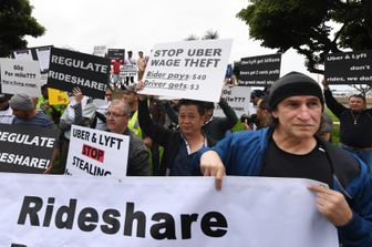 Lo sciopero dei conducenti di Uber, Los Angeles