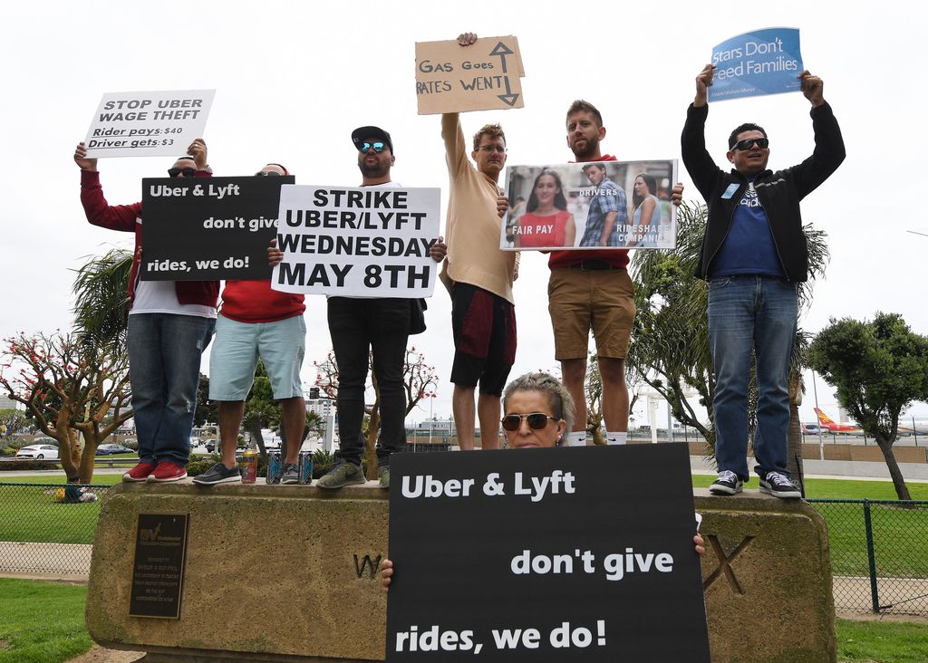 Lo sciopero dei conducenti di Uber, Los Angeles