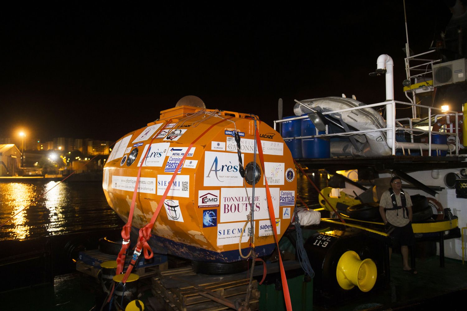 Il 'barile oceanico' all'arrivo alla Martinica