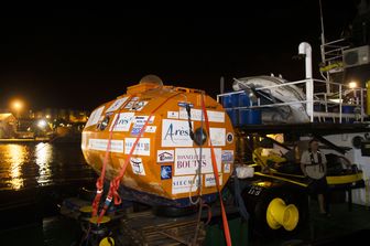 Il 'barile oceanico' all'arrivo alla Martinica