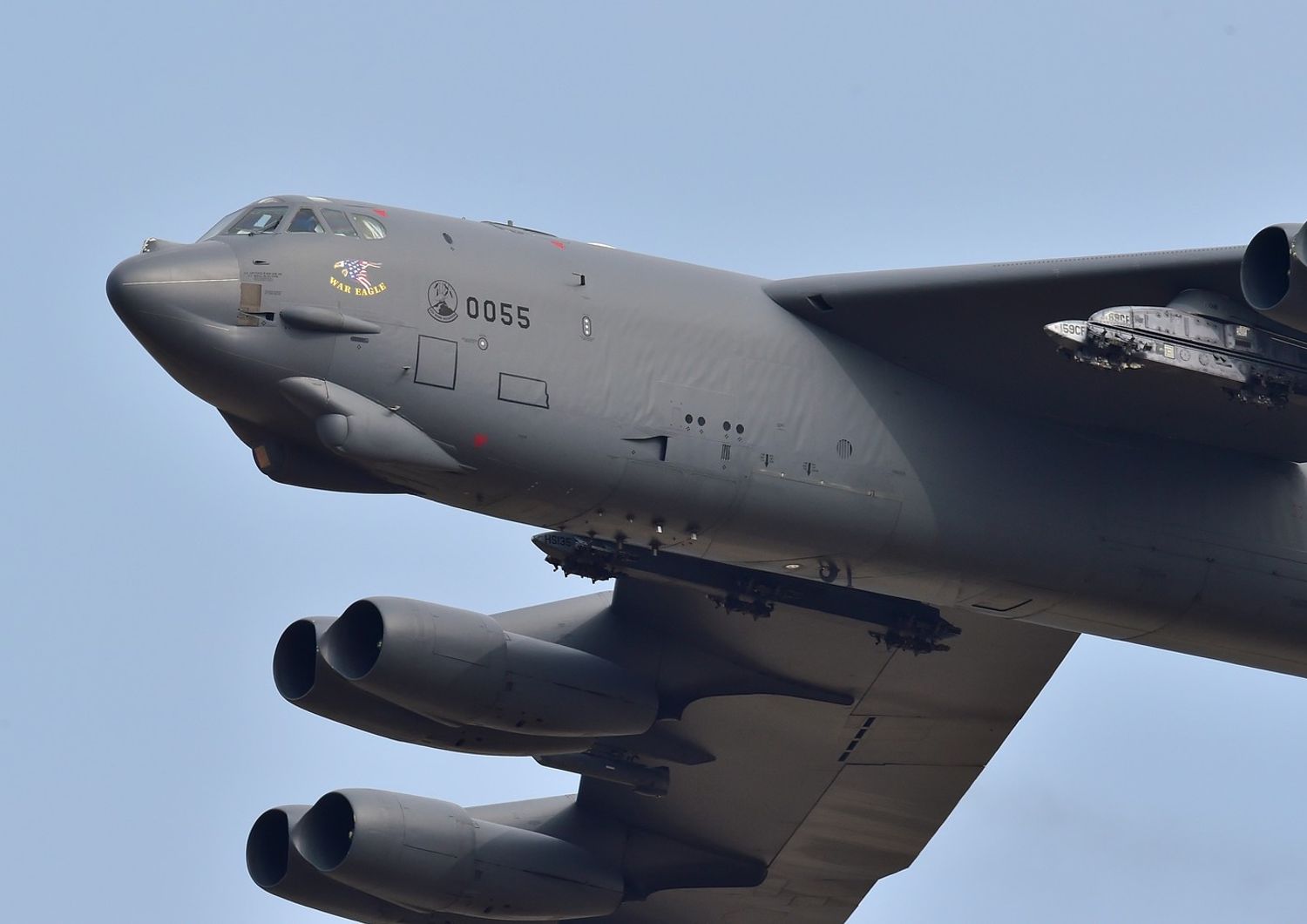 Un bombardiere B-52 dell'esercito americano