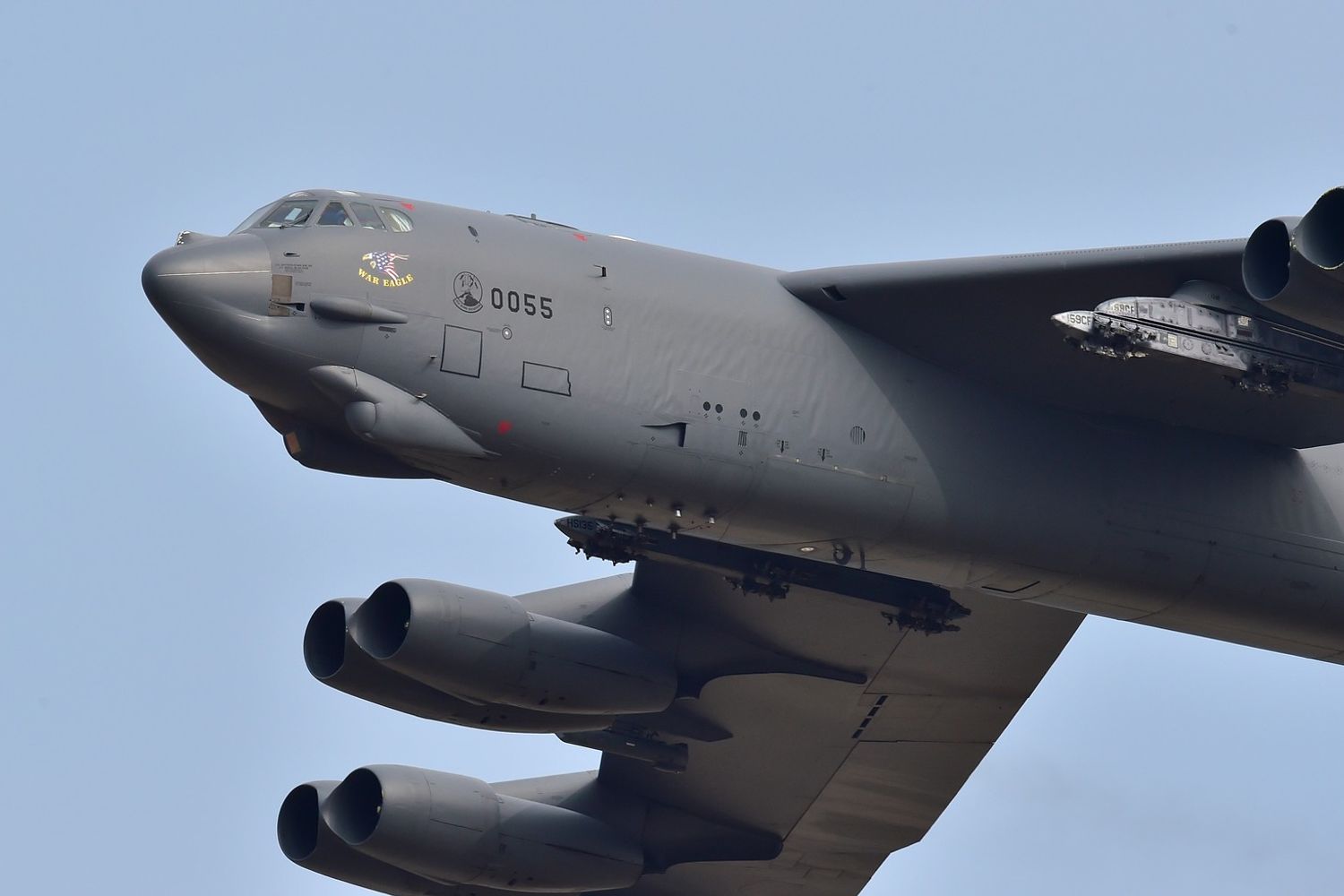 Un bombardiere B-52 dell'esercito americano