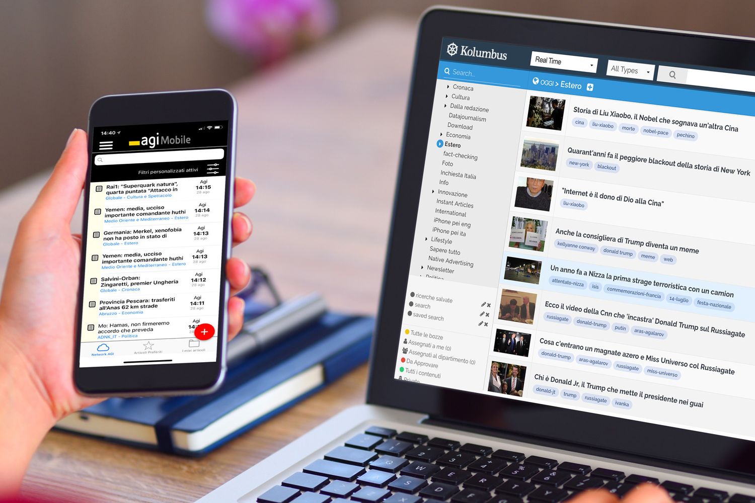 I sistemi Kolumbus e Agi Mobile&nbsp;