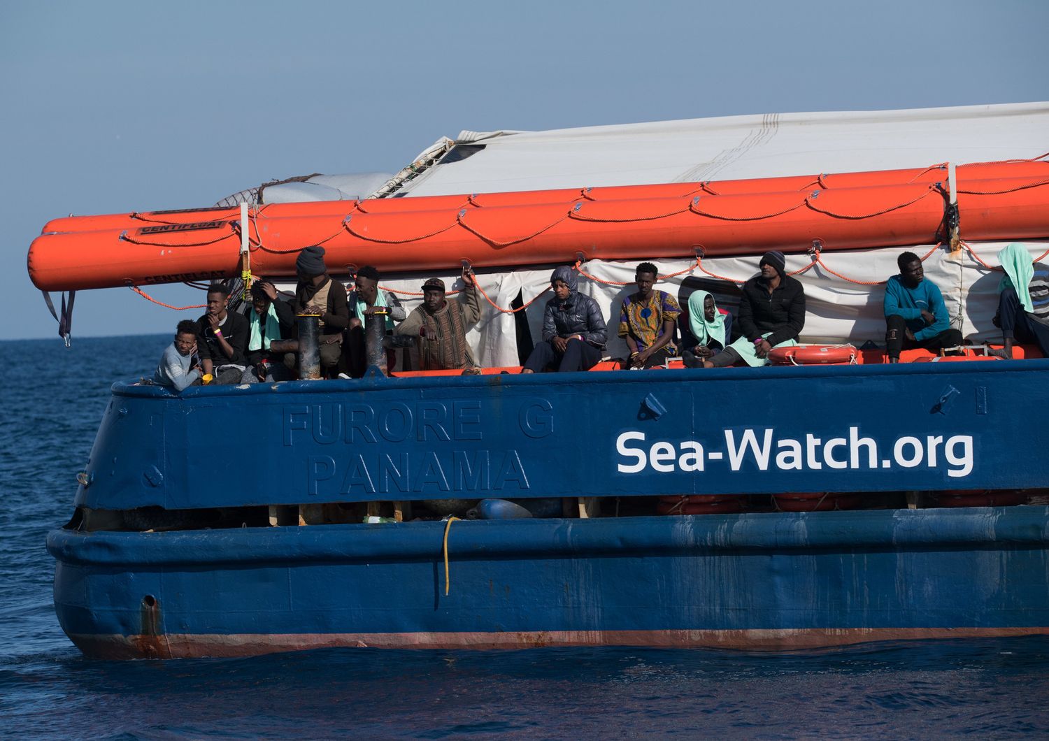 Migranti sulla Sea Watch