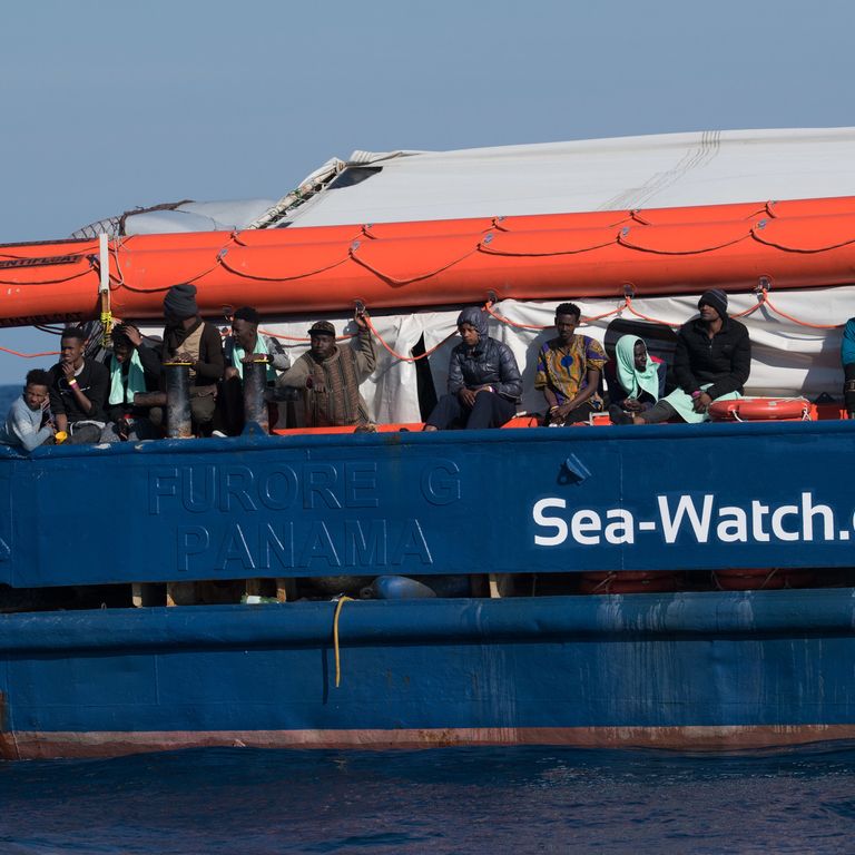 Migranti sulla Sea Watch