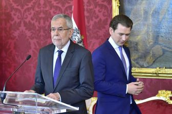 Alexander Van der Bellen e Sebastian Kurz&nbsp;