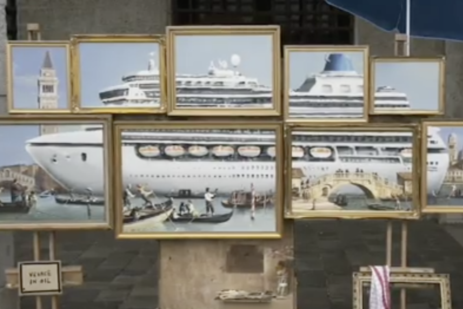 Banksy, Venice in oil
