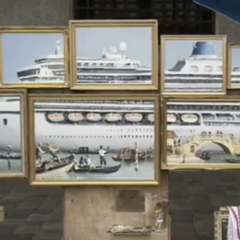 Banksy, Venice in oil