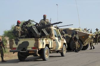 Militari dell'esercito regolare del Camerun (Reinnier Kaze/AFP)