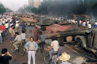 Pechino, piazza Tienanmen il 4 giugno 1989