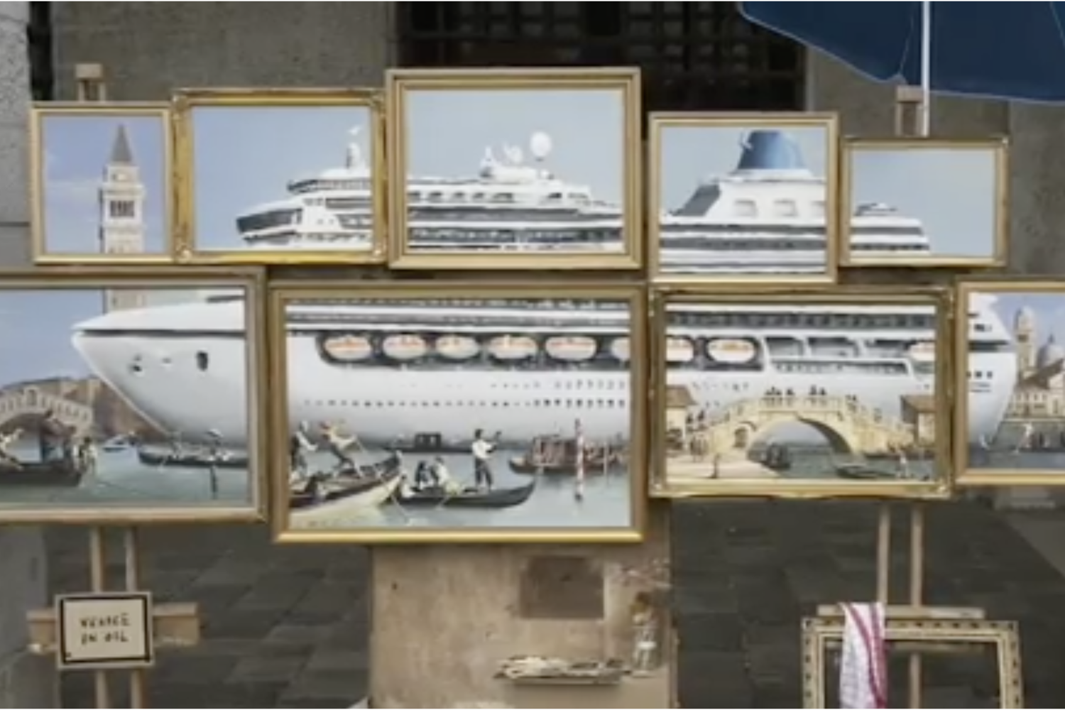 &nbsp;Banksy, Venice in Oil, Venezia