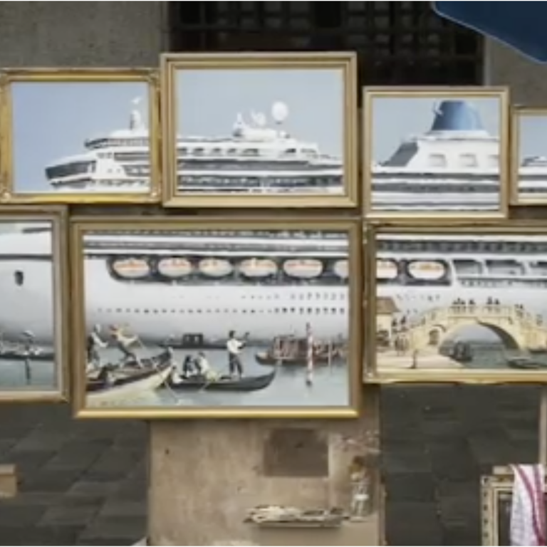 &nbsp;Banksy, Venice in Oil, Venezia