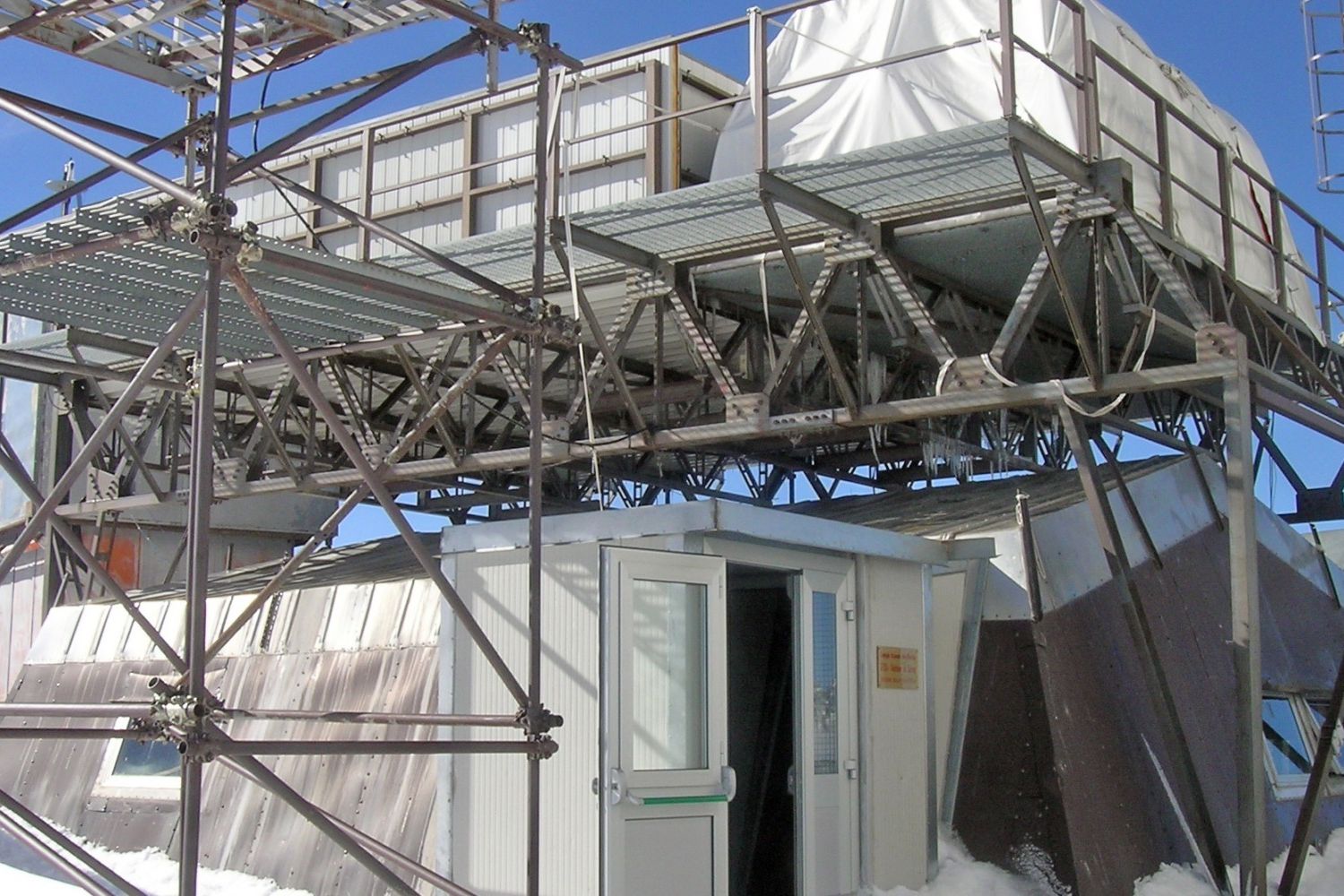 Il laboratorio di Plateau Rosa