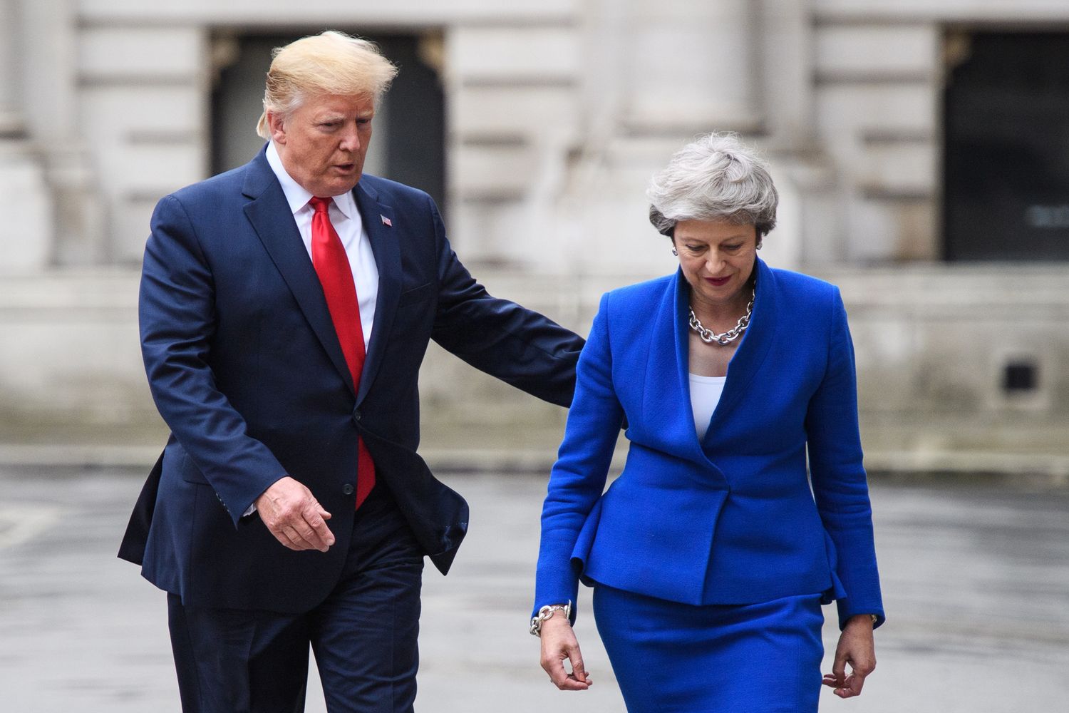 Donald Trump e Theresa May