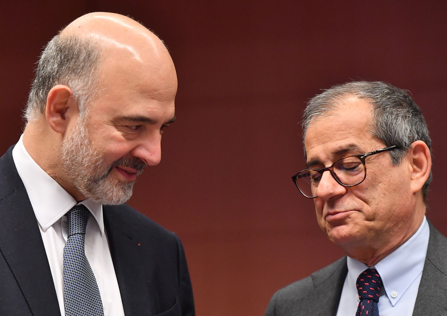 Pierre Moscovici e Giovanni Tria