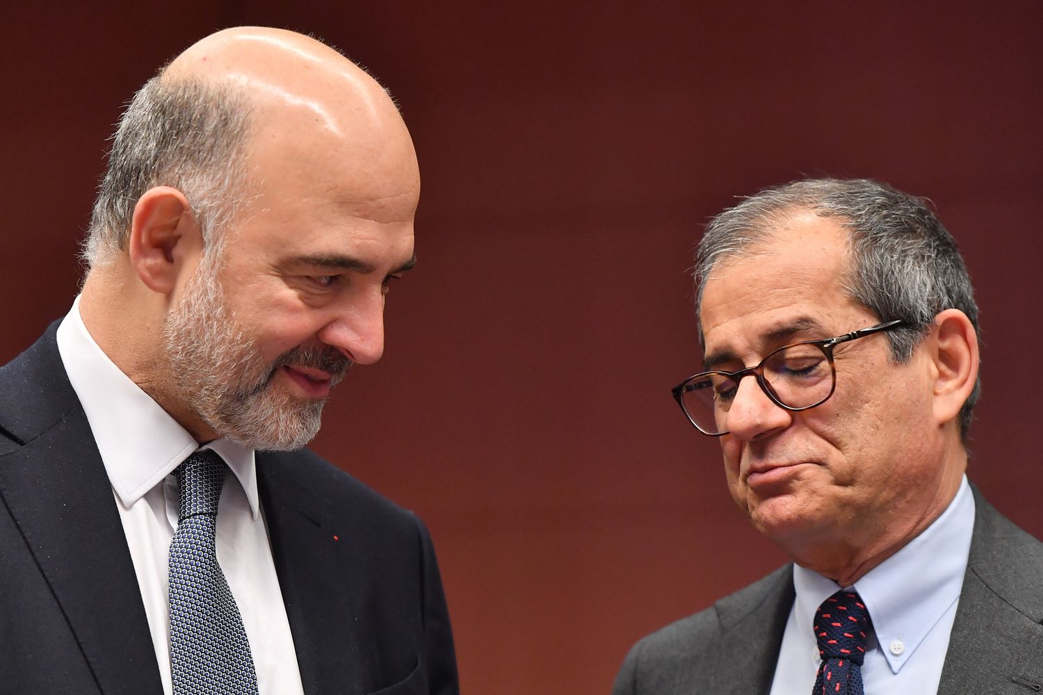 Pierre Moscovici e Giovanni Tria