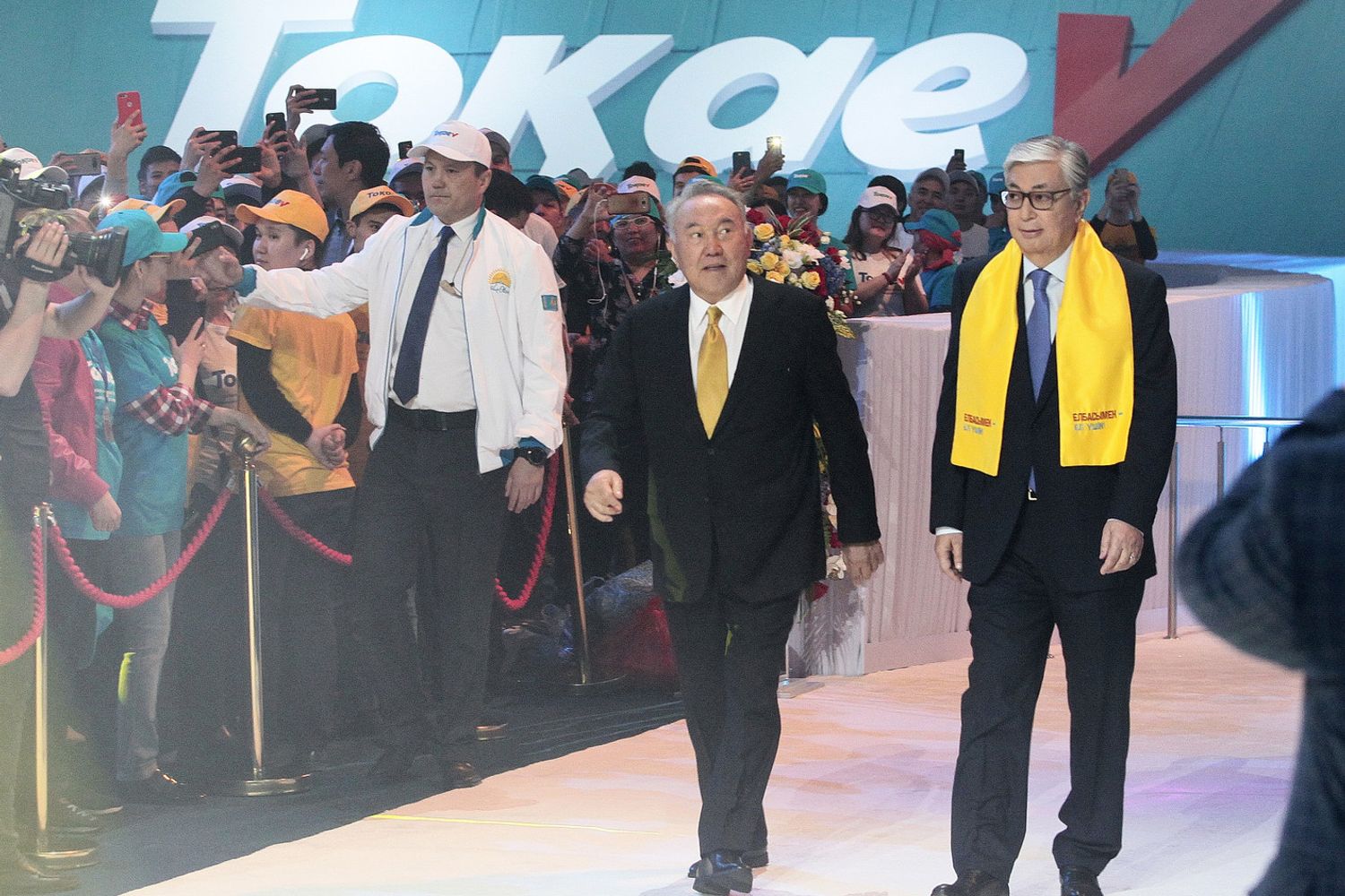 Nursultan Nazarbayev e Kassym-Jomart Tokayev &nbsp;