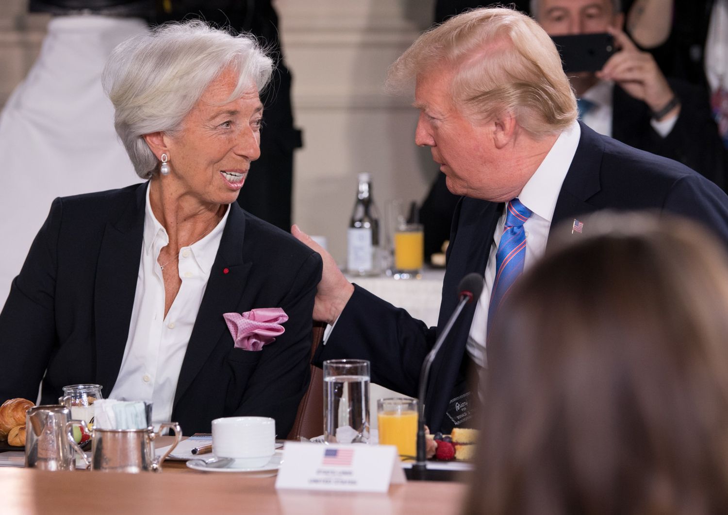 Christine Lagarde e Donald Trump