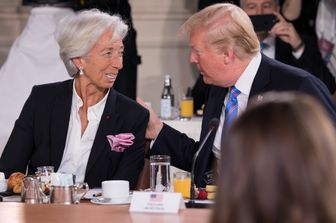 Christine Lagarde e Donald Trump