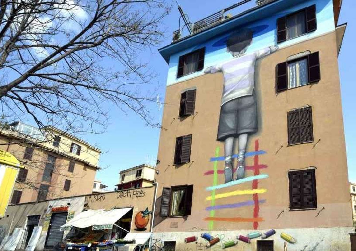 Big City Life Tor Marancia: murales d'autore in periferia di Roma
