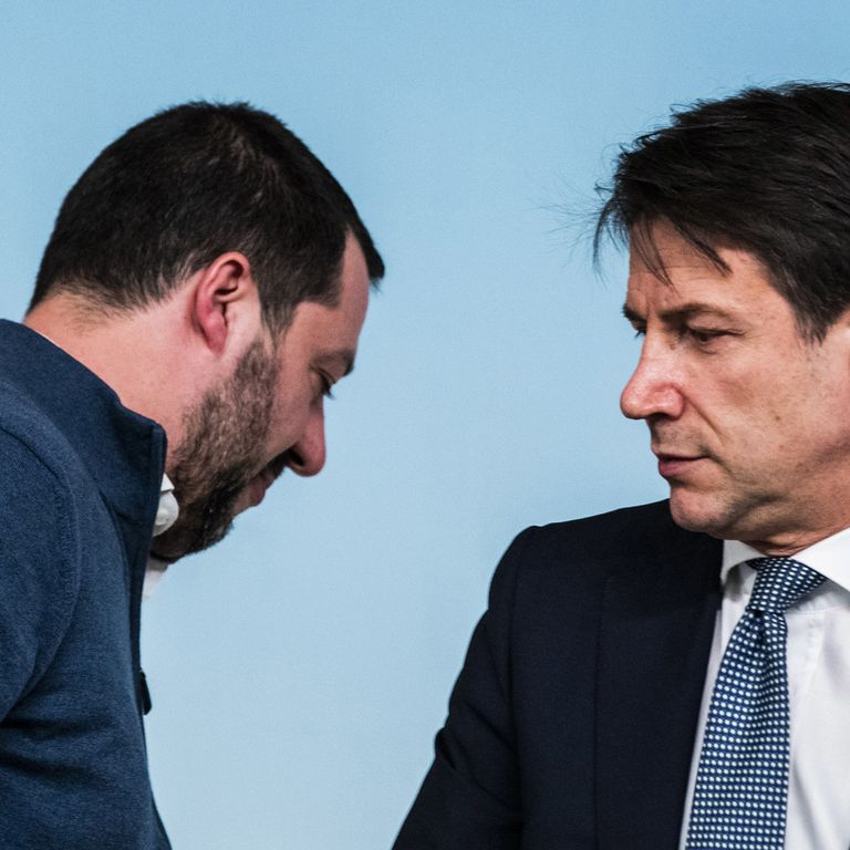 Matteo Salvini e Giuseppe Conte