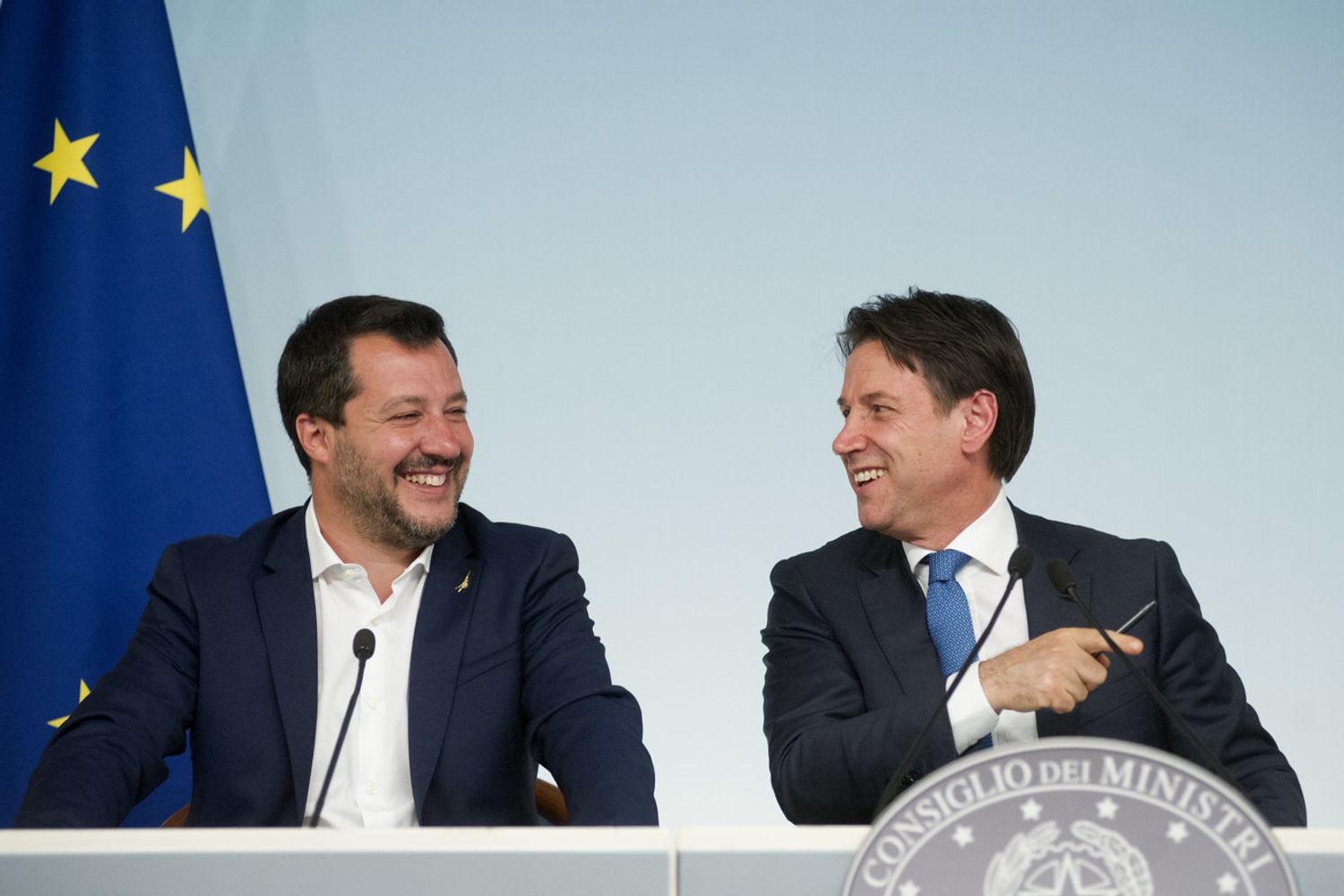 Matteo Salvini e Giuseppe Conte