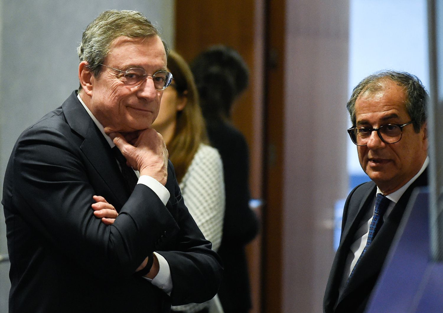 Mario Draghi e Giovanni Tria