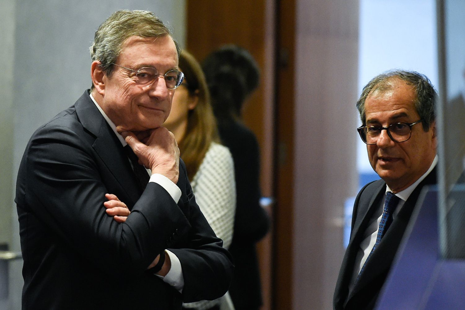 Mario Draghi e Giovanni Tria