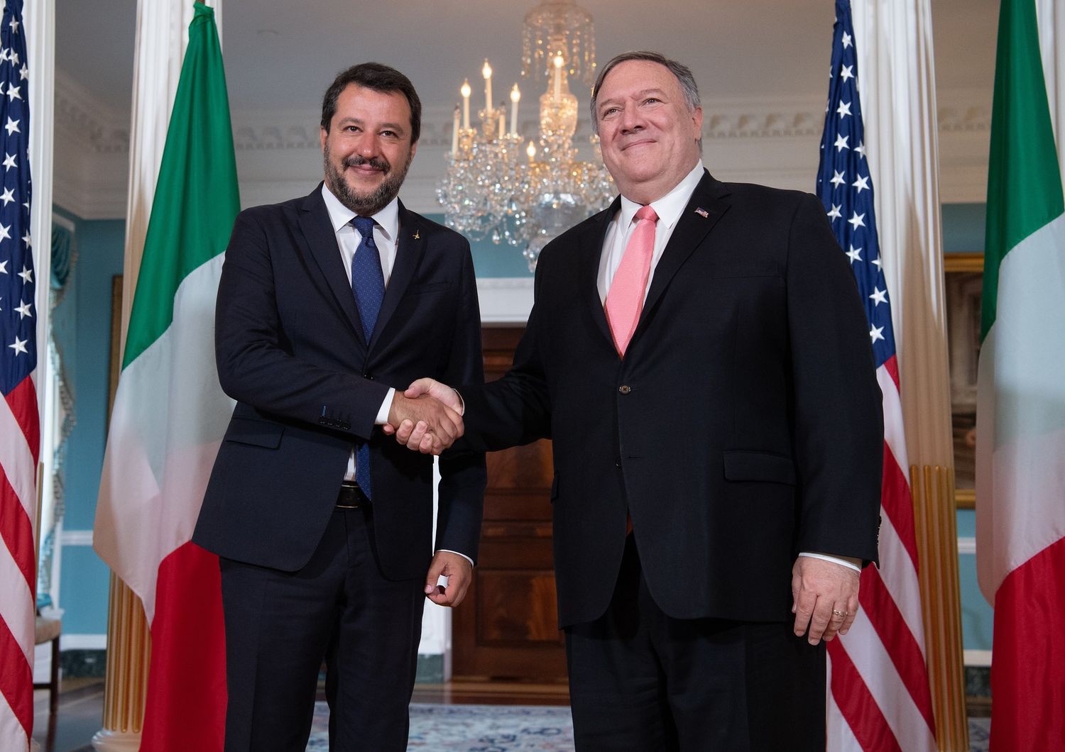 Salvini e Pompeo