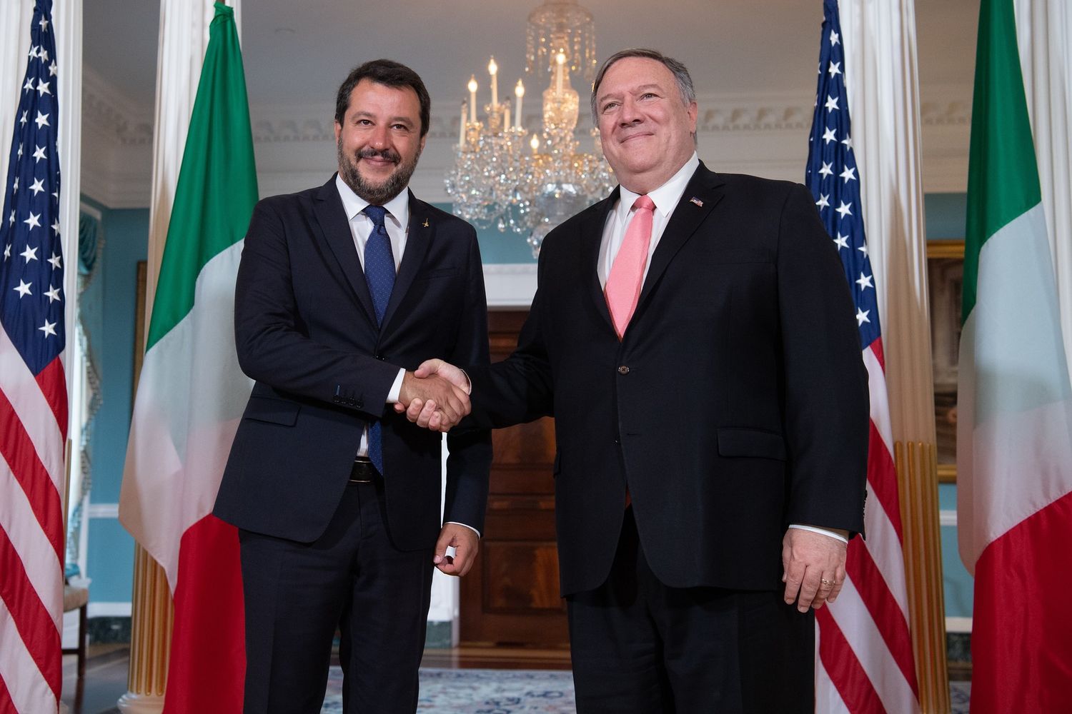 Salvini e Pompeo