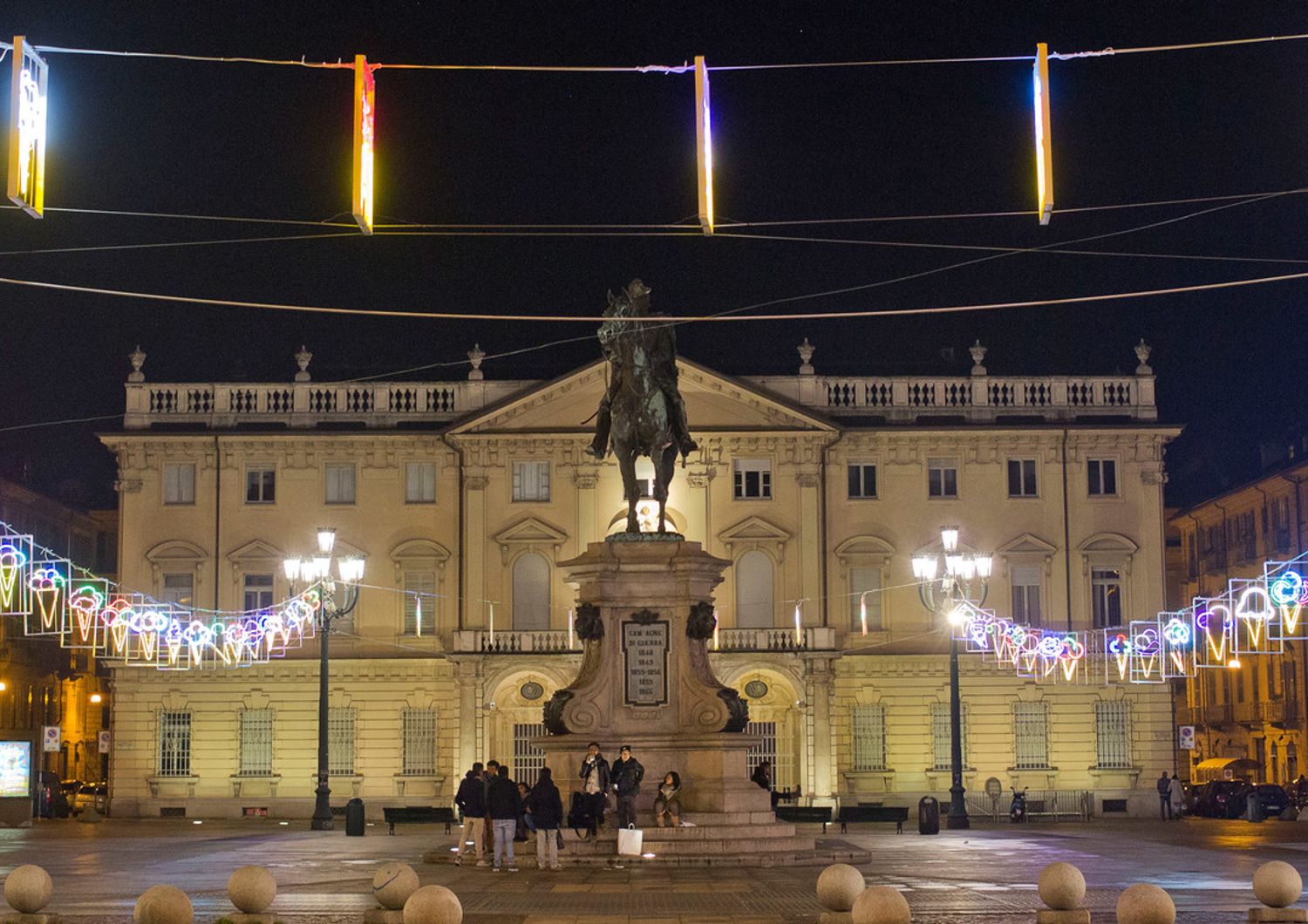La statua equestre di piazza Bodoni&nbsp;