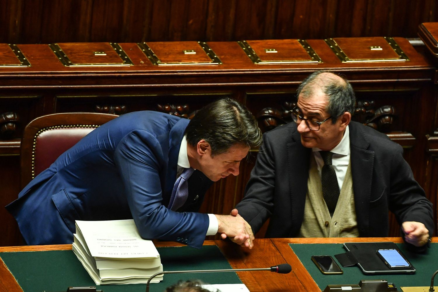 Giuseppe Conte e Giovanni Tria