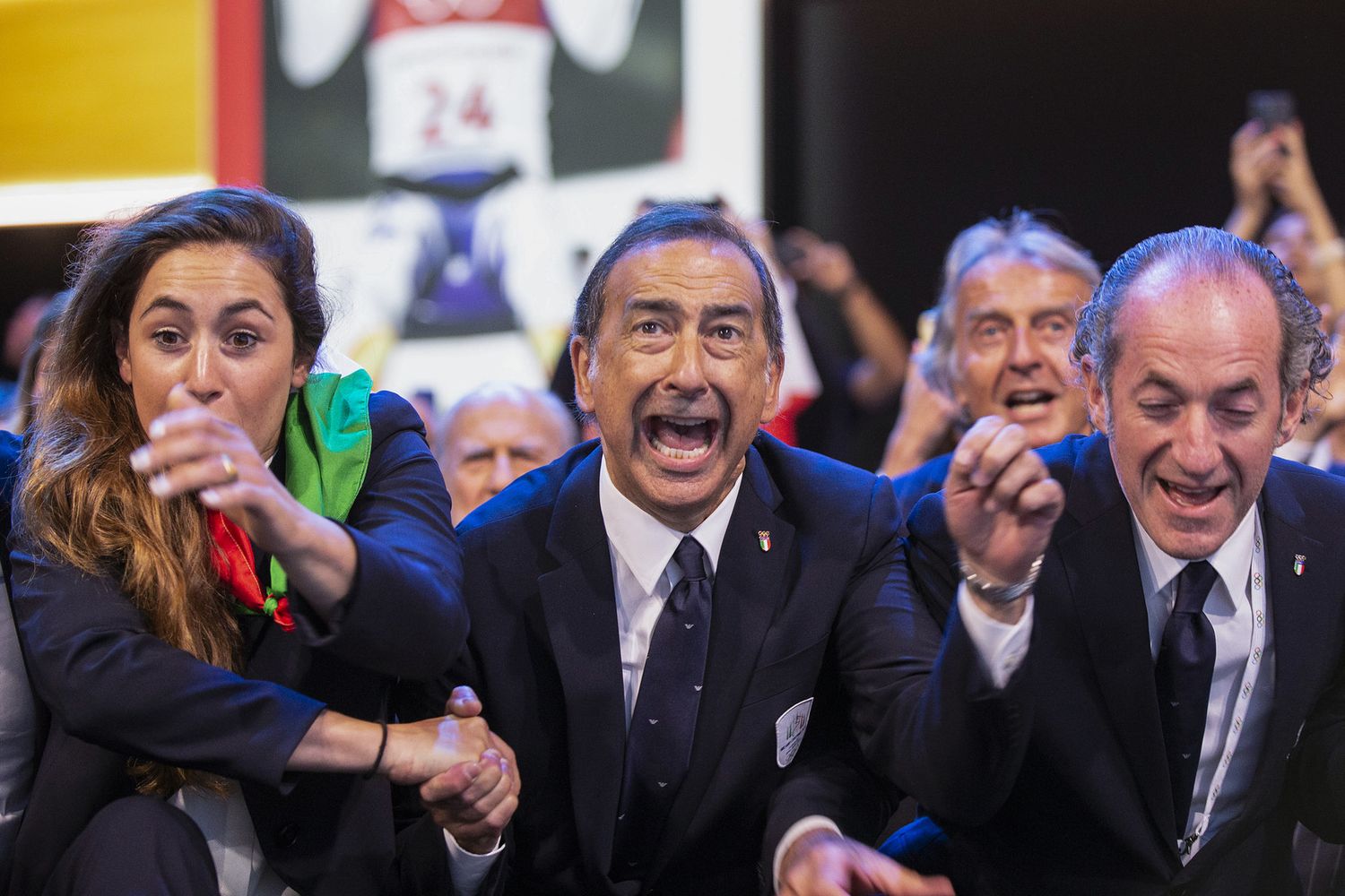 Milano-Cortina, il momento dell'annuncio