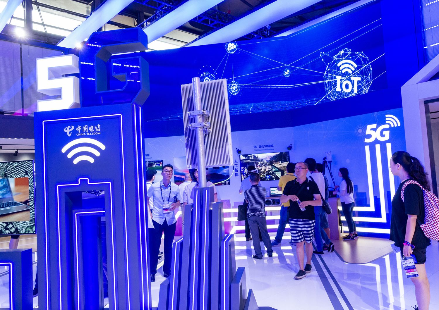 Un momento del MWC di Shanghai del 2018