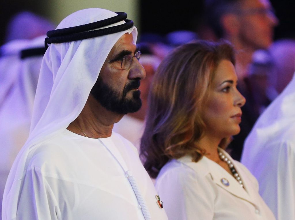 Sheikh&nbsp;Mohammad&nbsp;Bin&nbsp;Rashid&nbsp;Al&nbsp;Maktoumin e la principessa Haya