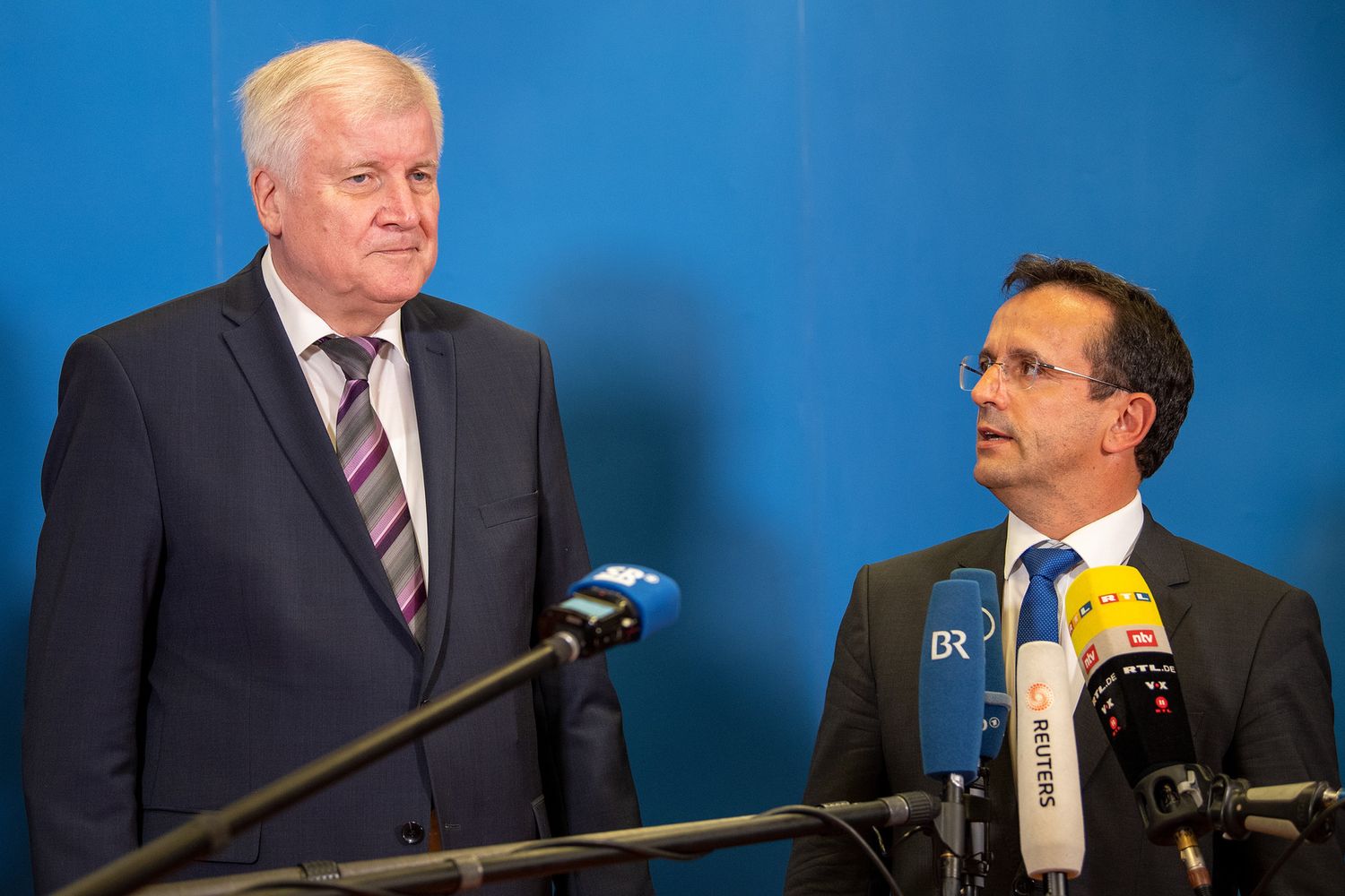 I ministri tedeschi Seehofer e Mass