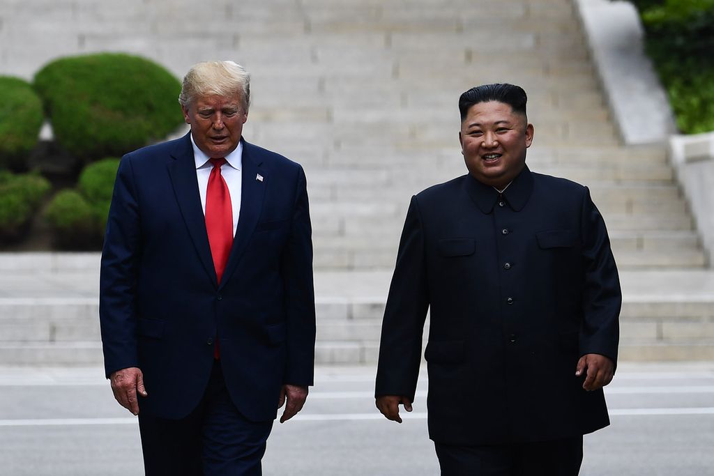 Donald Trump e Kim Jong-un, 30 giugno 2019