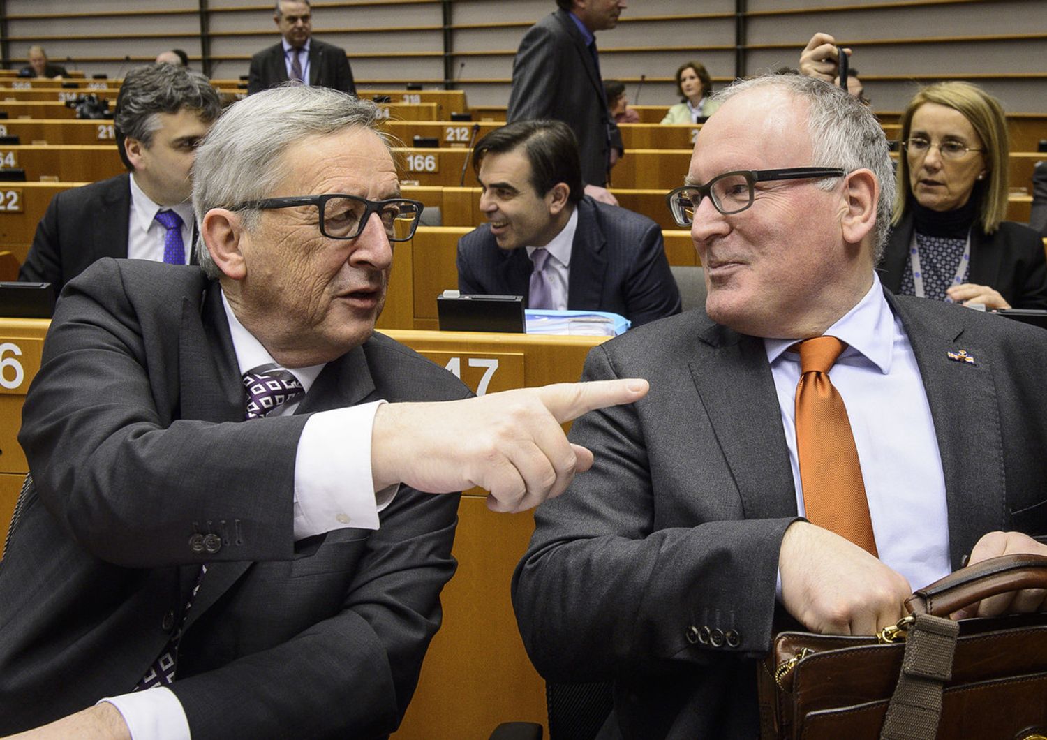 Juncker e Timmermans