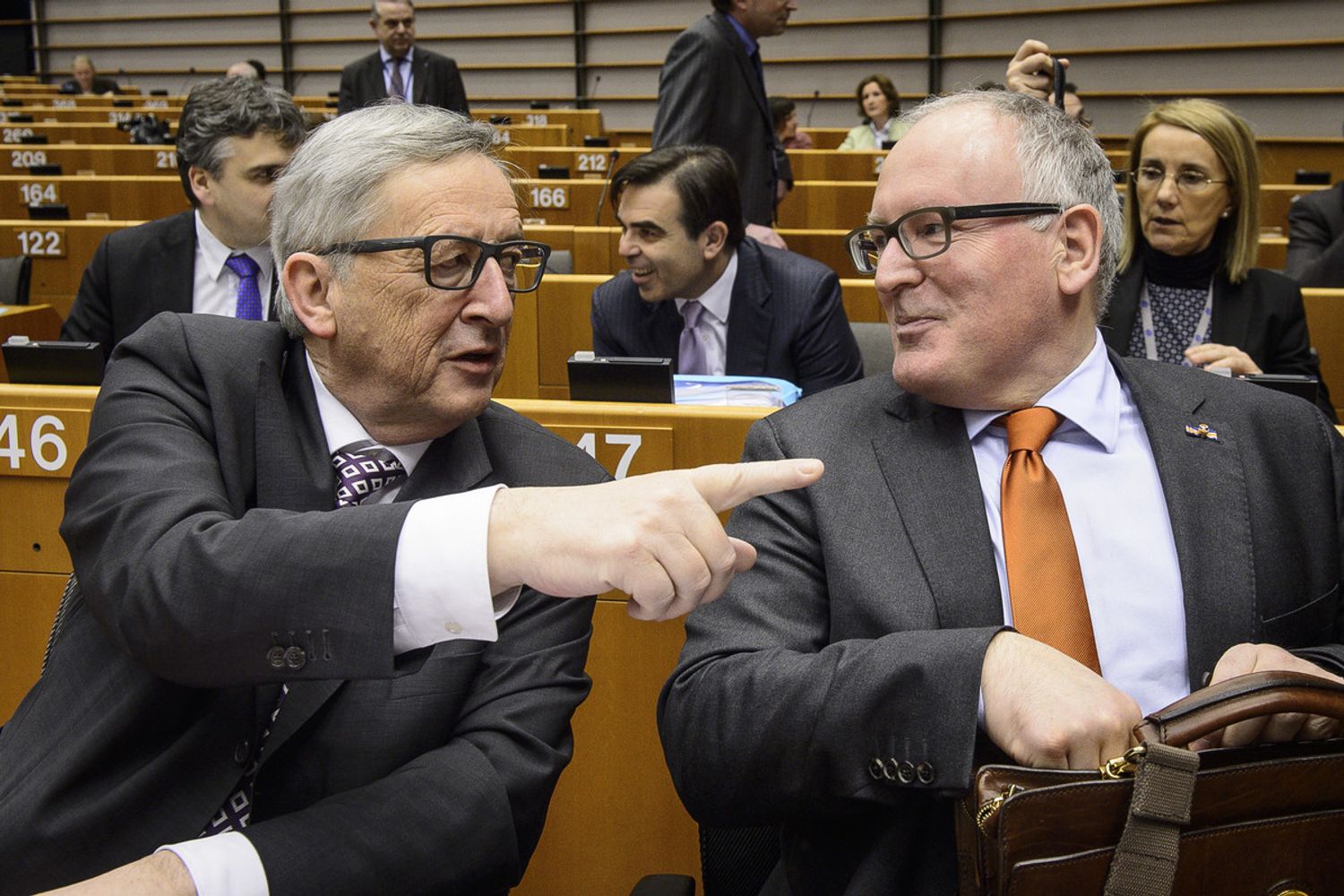 Juncker e Timmermans