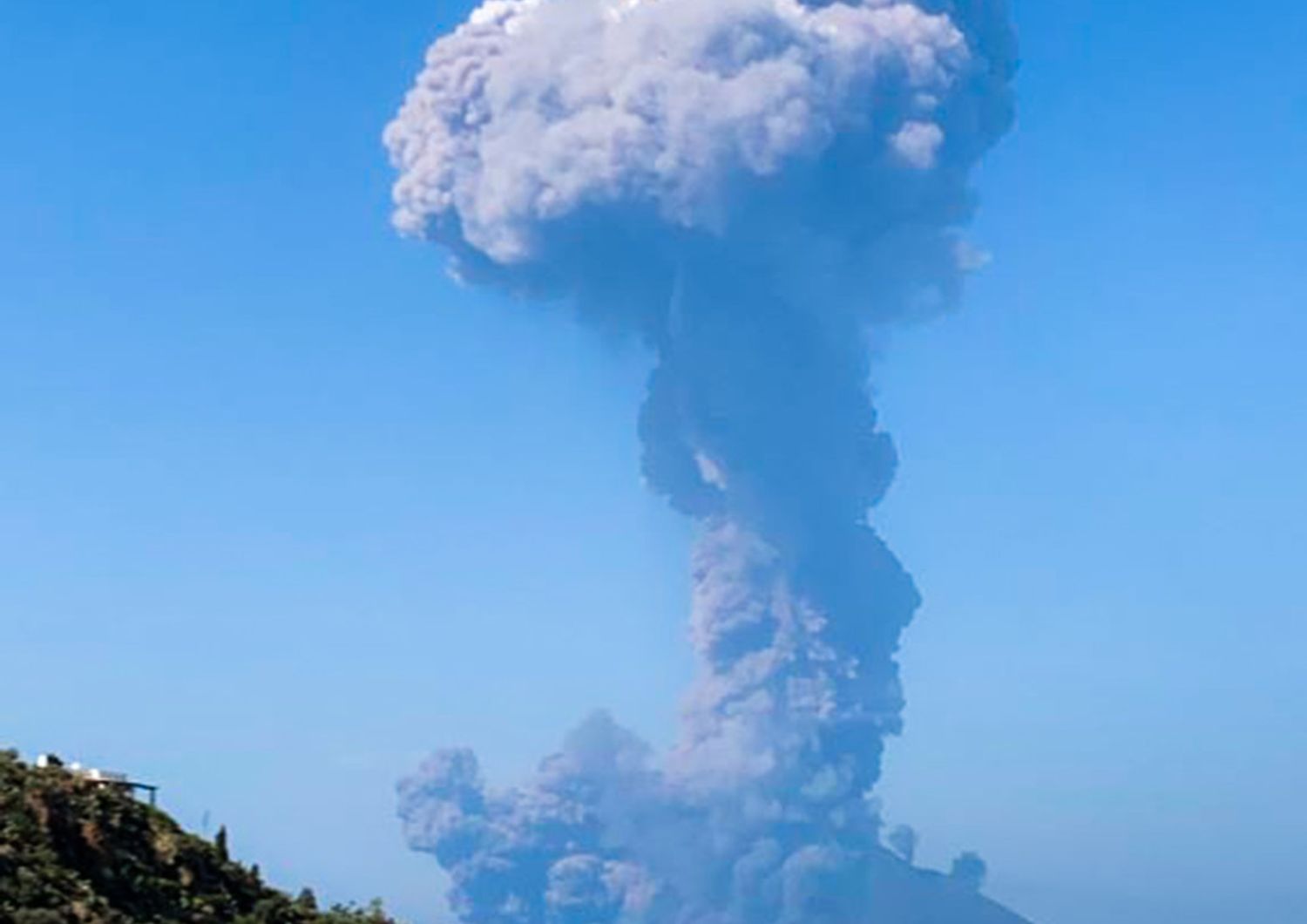 L'eruzione a Stromboli