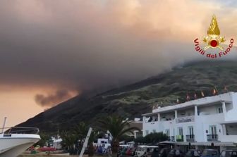 Eruzione dello Stromboli, 3 luglio 2019&nbsp;