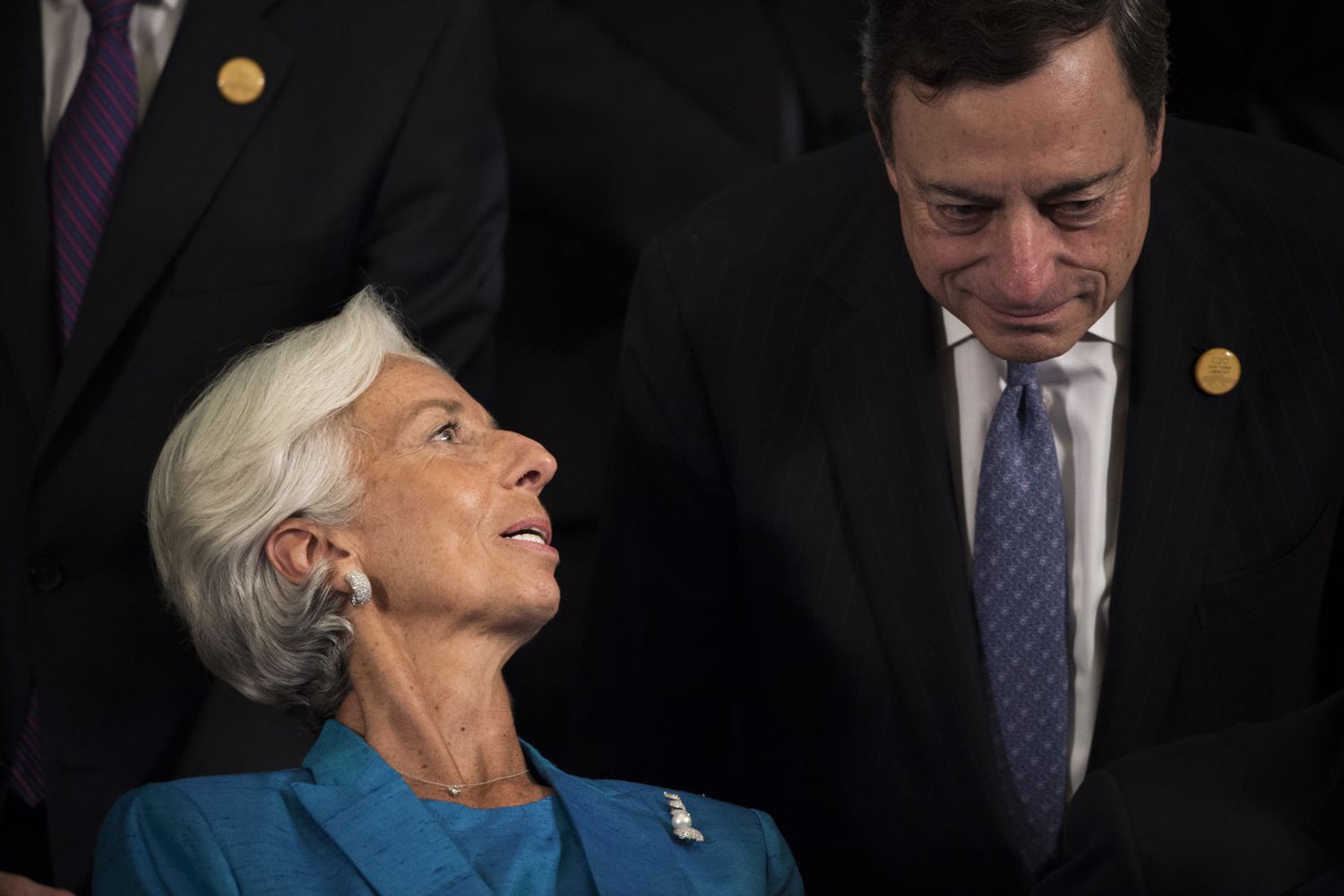 Christine Lagarde e Mario Draghi