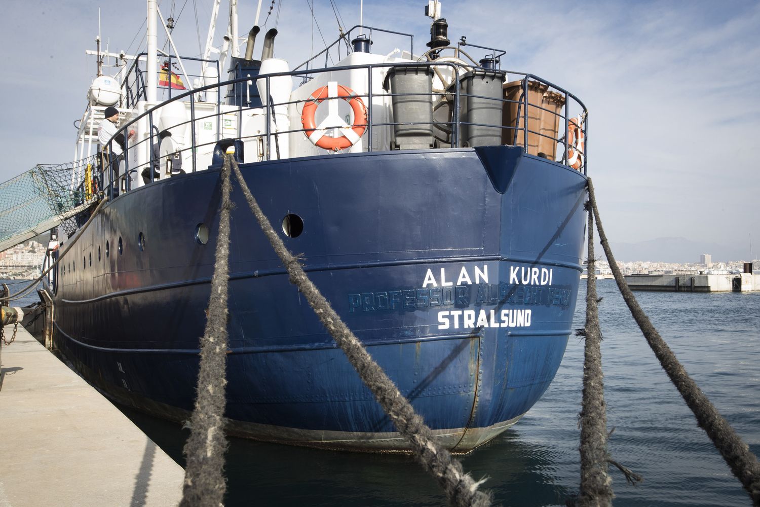 La nave Alan Kurdi