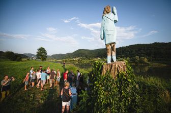 &nbsp;Statua Melania Trump in Slovenia