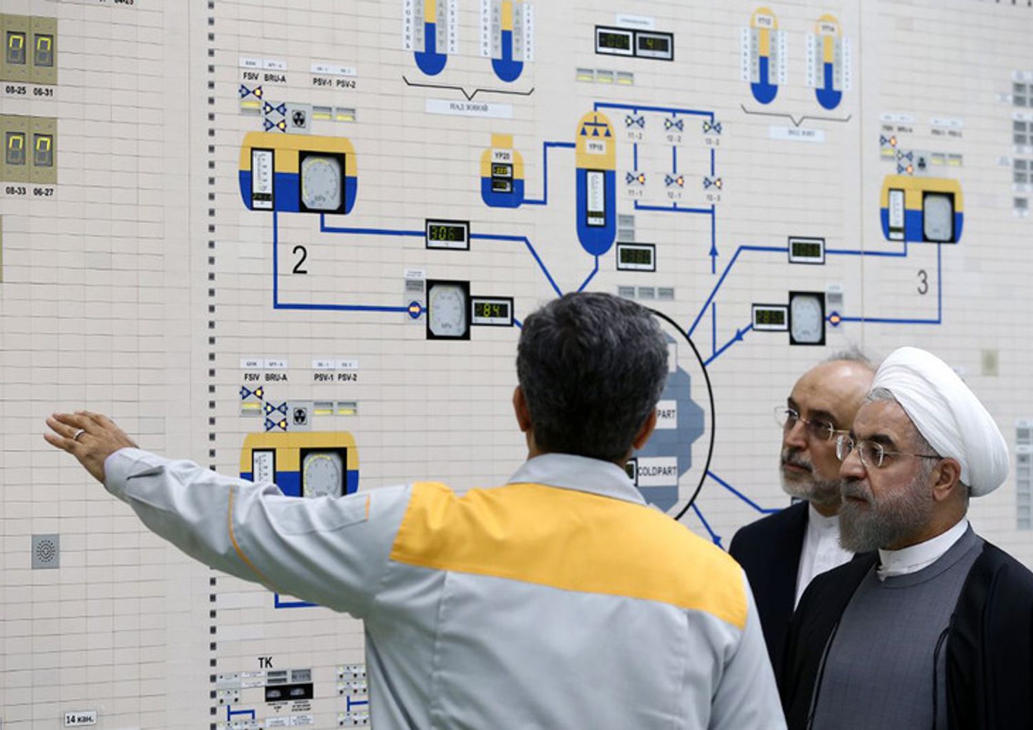Il presidente iraniano Hassan Rouhani visita un impianto nucleare &nbsp;