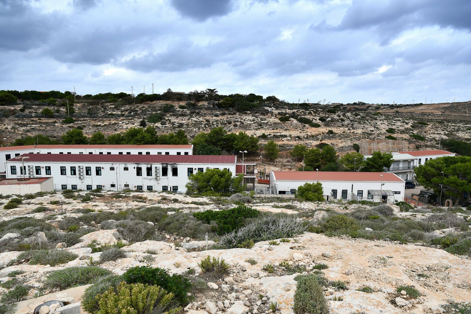 L'hot spot di Lampedusa