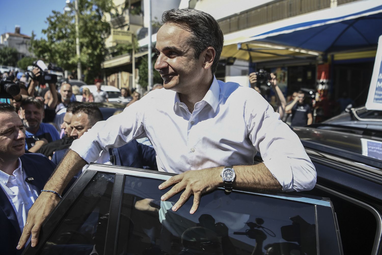 &nbsp;Il leader di Nuova Democrazia Kyriakos Mitsotakis