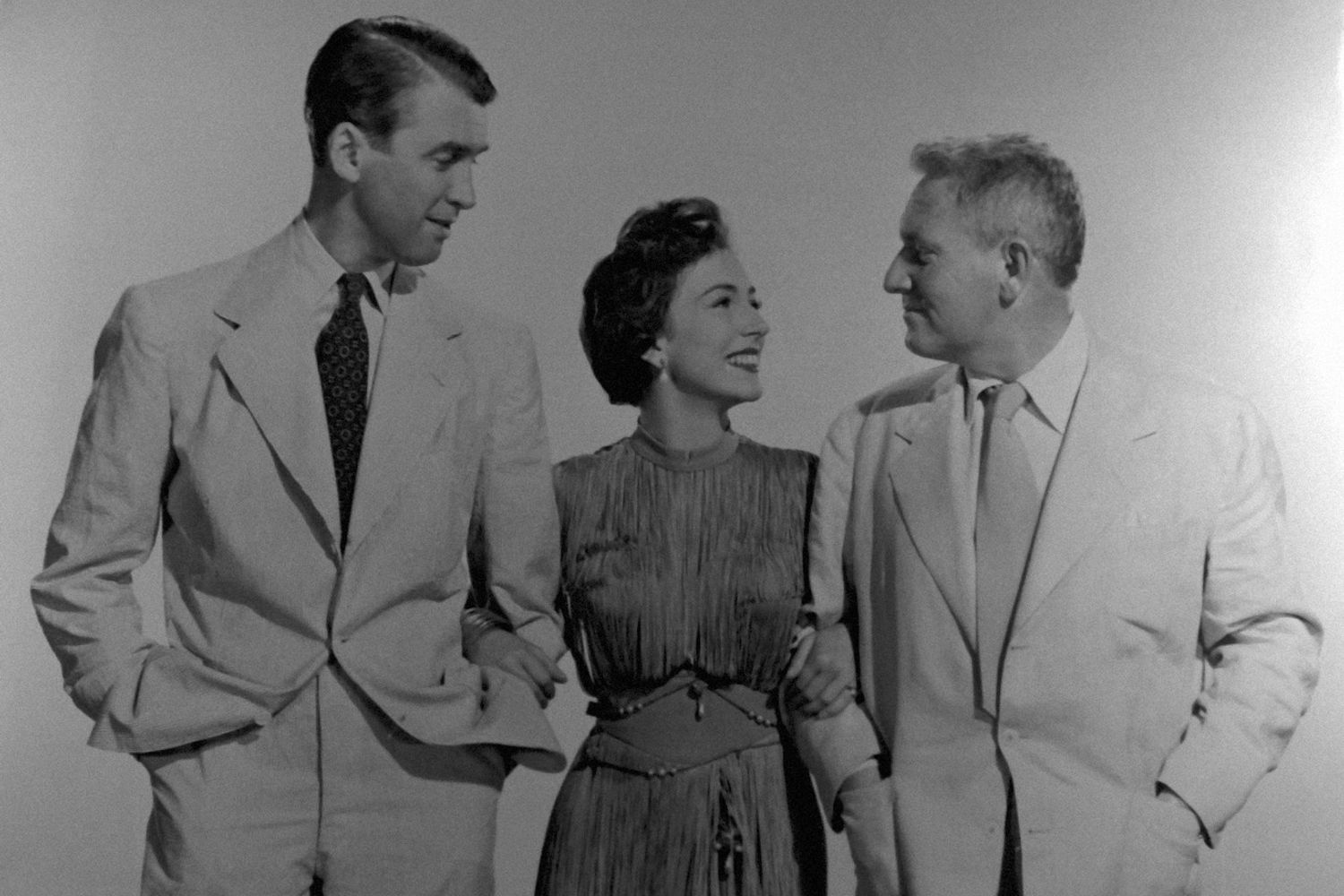 Valentina Cortese con James Stewart e Spencer Tracy
