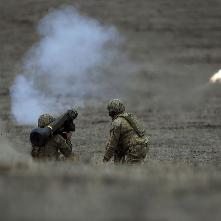 Il lancio di un missile Javelin